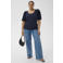 Kaffe Curve top donkerblauw