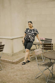 thumbnail: Kaffe Curve regular waist casual short zwart
