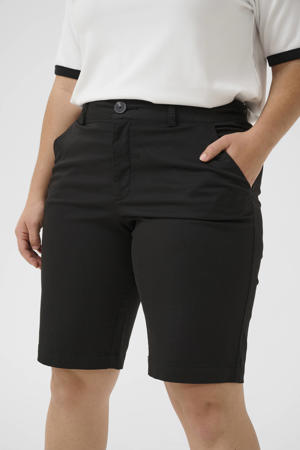 regular waist casual short zwart