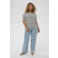 Kaffe Curve gestreept T-shirt zwart