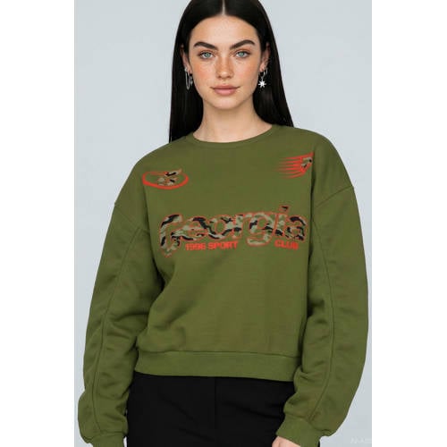 HYPEDROP sweater groen afbeelding