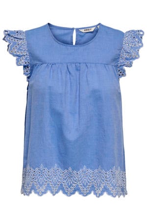 top blauw