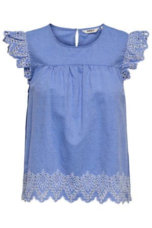 top blauw