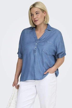 blousetop blauw