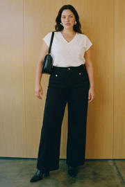 thumbnail: VERO MODA CURVE top broderie ecru
