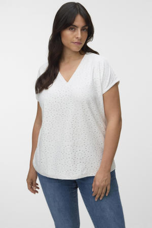 top broderie ecru