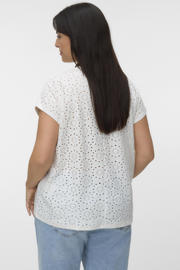 thumbnail: VERO MODA CURVE top broderie ecru
