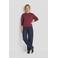 Anytime fleece sweater bordeaux