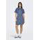 ONLY spijkerjurk gebreid medium blue denim