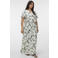 VERO MODA CURVE gebloemde top groen
