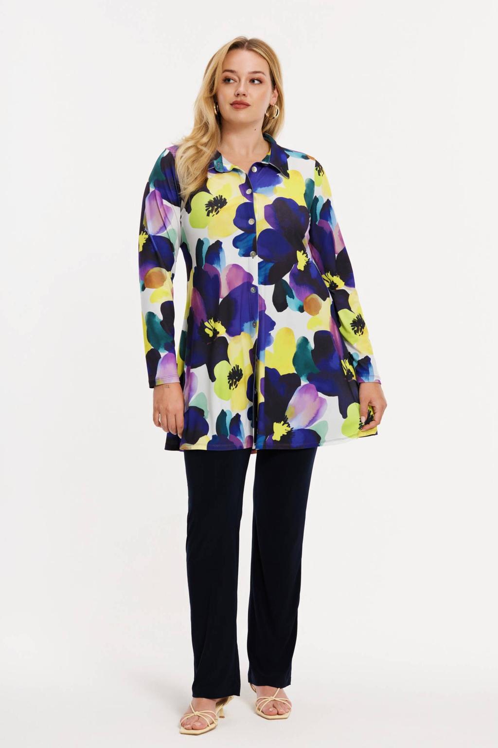 YOEK blouse paars
