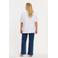 YOEK gebloemde T-shirt wit