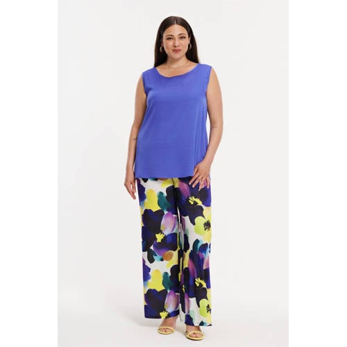 YOEK wide leg high waist broek multi afbeelding