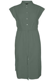 thumbnail: VERO MODA CURVE linnen gestreepte blousejurk