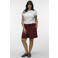 VERO MODA CURVE regular waist casual short donkerrood