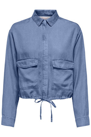 blouse medium blue denim