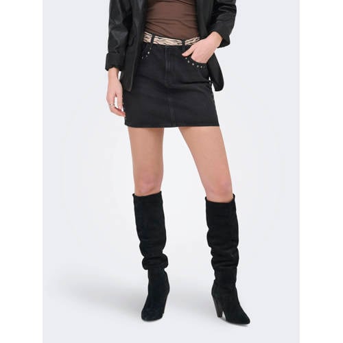 ONLY mini rok zwart afbeelding