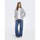 ONLY gestreepte regular blazer blauw