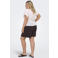 ONLY CARMAKOMA regular high waist casual short donkerbruin