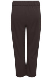 thumbnail: ONLY CARMAKOMA regular waist casual broek donkerbruin