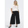 ONLY CARMAKOMA wide leg regular waist casual broek zwart
