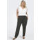 ONLY CARMAKOMA regular waist casual broek donkergroen