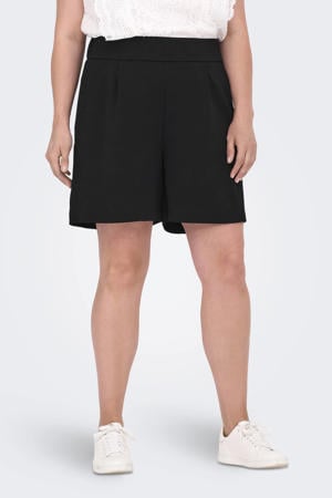 regular high waist casual short zwart