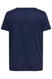 thumbnail: ONLY CARMAKOMA T-shirt donkerblauw