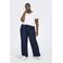ONLY CARMAKOMA high waist casual broek donkerblauw