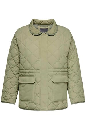 tussenjas quilted groen