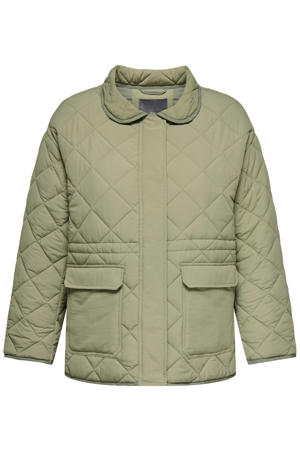 tussenjas quilted groen