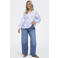 ONLY CARMAKOMA gebloemde blousetop lila