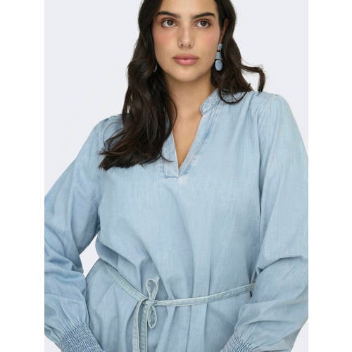 ONLY CARMAKOMA blousejurk blauw afbeelding