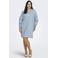 ONLY CARMAKOMA blousejurk blauw