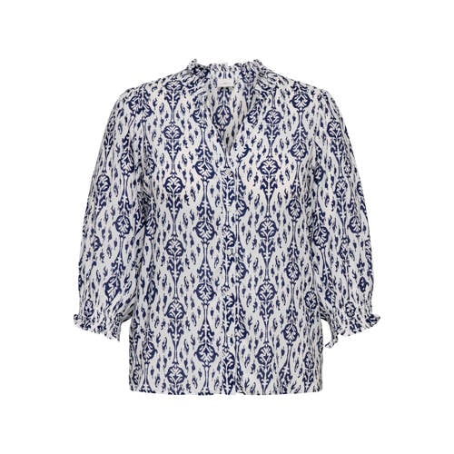 ONLY CARMAKOMA blouse met panterprint afbeelding