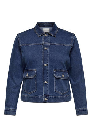 denim spijkerjas dark blue denim