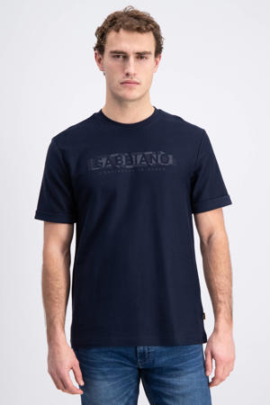 regular T-shirt donkerblauw