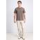 GABBIANO regular T-shirt bruin