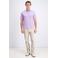 GABBIANO jersey regular polo lila