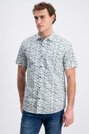 regular casual overhemd turquoise