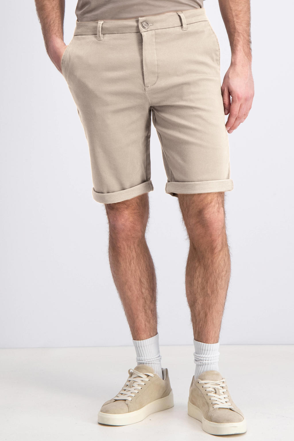 GABBIANO regular chino short beige