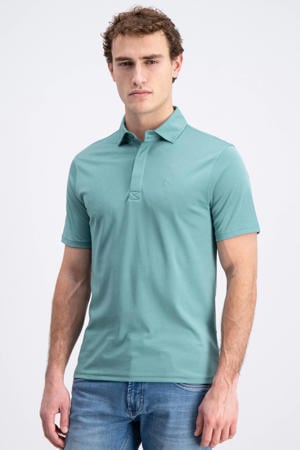 jersey regular polo turquoise