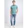 GABBIANO regular casual overhemd turquoise