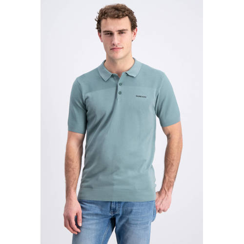 GABBIANO regular polo blauw gebreid afbeelding
