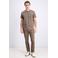 GABBIANO regular T-shirt bruin