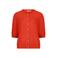 Esqualo gebreid vest met hartjes rood