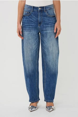 Trousers barrel fit Jeans barrel jeans dark blue denim