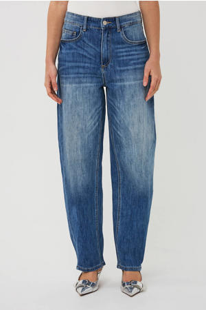Trousers barrel fit Jeans barrel jeans dark blue denim