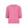 Esqualo gebreid vest met hartjes roze