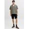 JACK & JONES loose casual overhemd met textuur kaki